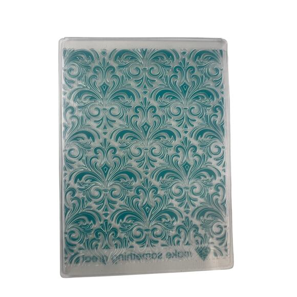 MAKE SOMETHING GREAT Embossing Folder Set Damask Lace Floral Card Making - Picture 3 of 7